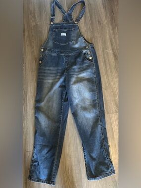 Wallflower Dark Blue Denim Overalls with Front Pocket